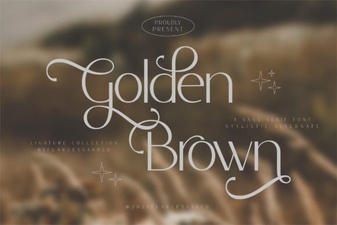 Golden Brown Fonts: a Design Guide