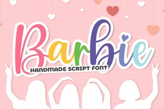 Barbie Fonts for Creative Design Projects