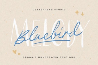 Bluebird Melody: a Creative Font for Projects