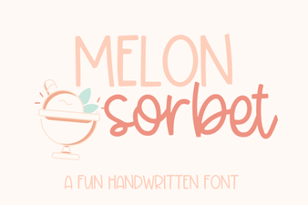 Melon Sorbet Font for Fresh Web Designs
